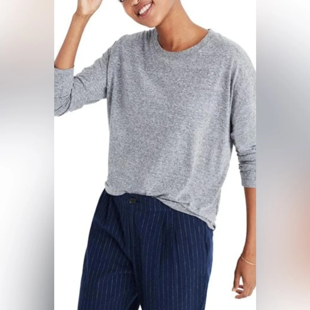 MADEWELL - Dropped Shoulder Long Sleeve Tee - Picture 3 of 8